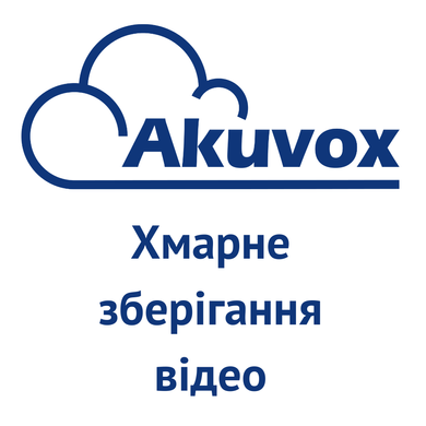 Akuvox Cloud  хмарне зберігання відео